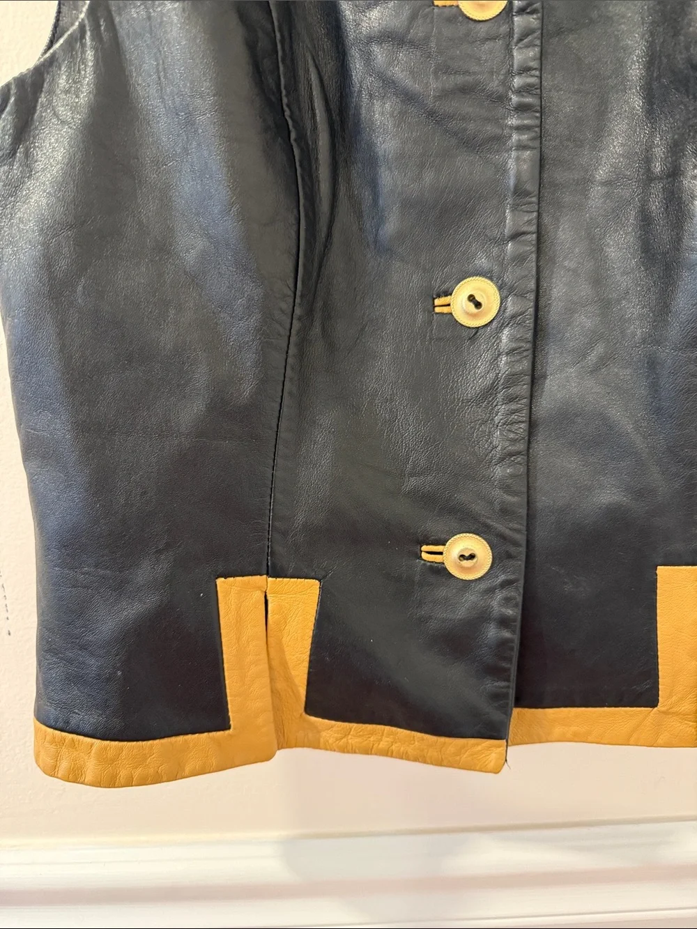 Leather Margaret Godfrey vest